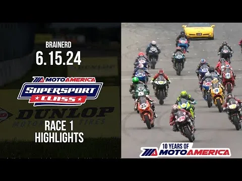 Supersport Race 1 at Brainerd 2024 - HIGHLIGHTS | MotoAmerica