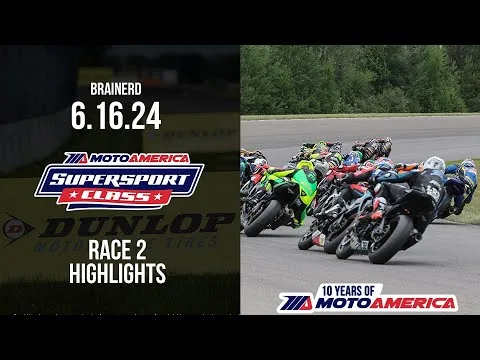 Supersport Race 2 at Brainerd 2024 - HIGHLIGHTS | MotoAmerica