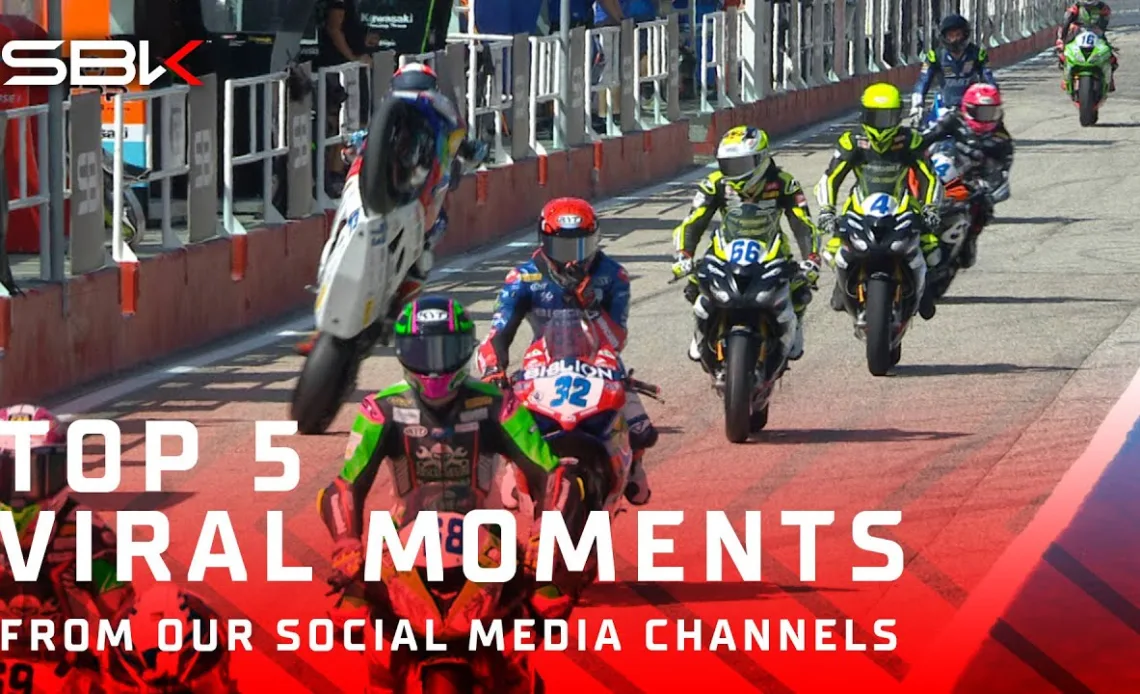 The MOST Viral moments from #WorldSBK's Social Media Channels! 🍿
