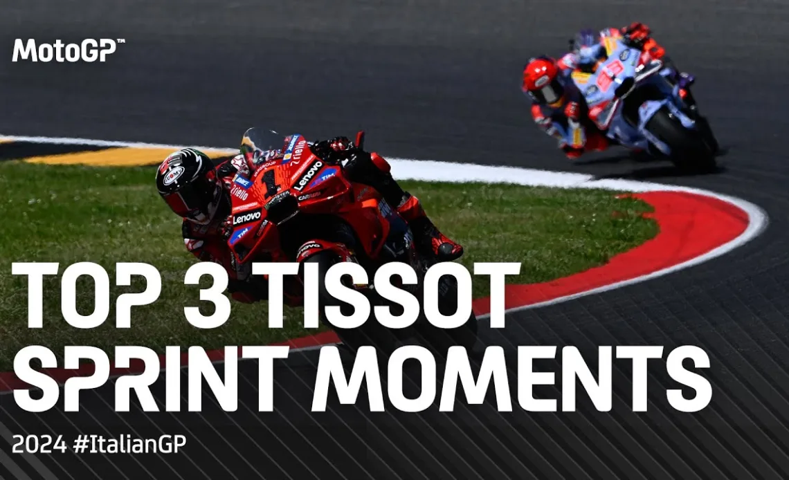 Top 3 #TissotSprint Moments! 😱 | 2024 #ItalianGP