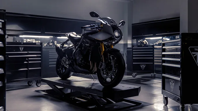 Triumph Unveils Limited Edition Speed Triple 1200 RR in Collaboration with Breitling