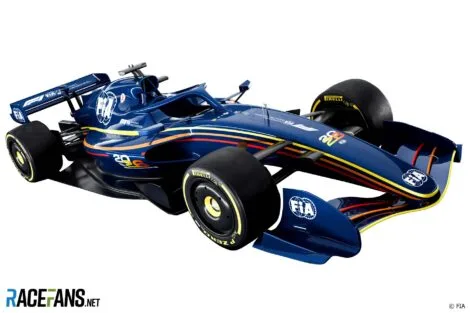 2026 F1 car rendering