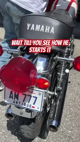 Wait Till You See How He Starts His Yamaha RD