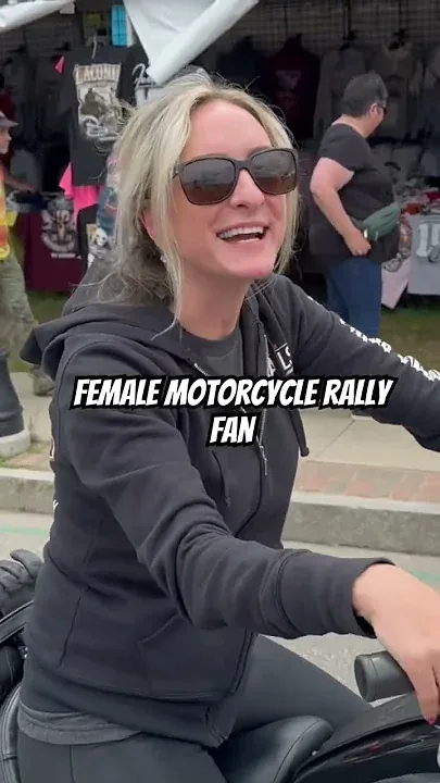 Why There is Nothing She Loves More Than Motorcycle Rallies