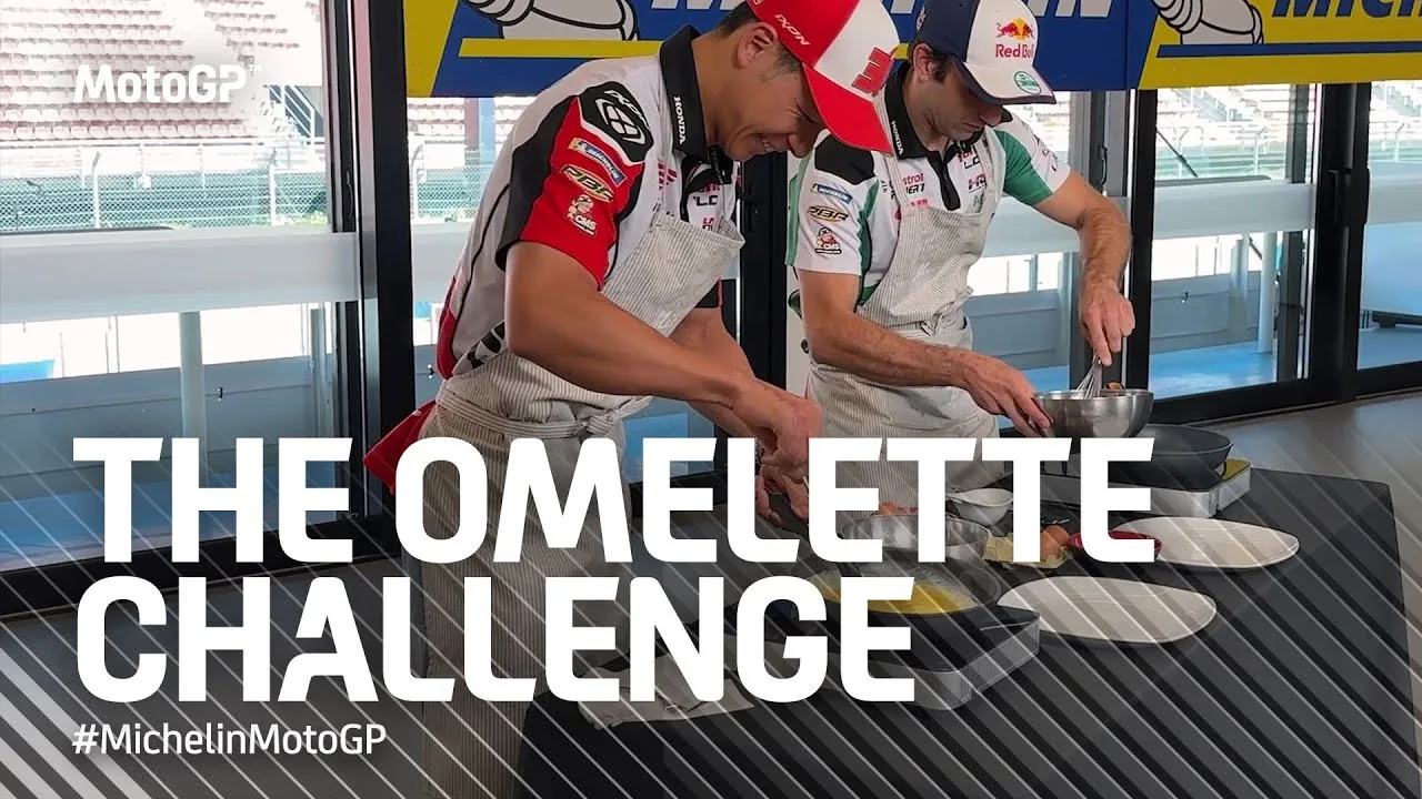 Zarco and Taka tackle the Omelette Challenge! 🧑‍🍳 | #MichelinMotoGP