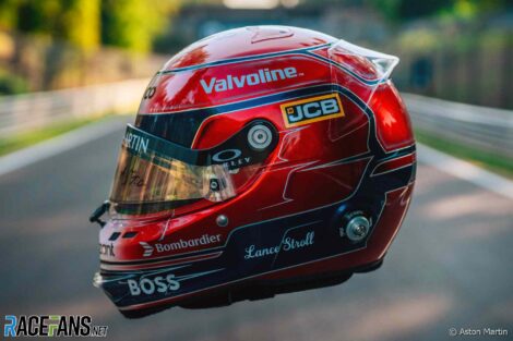 Lance Stroll's 2024 Italian Grand Prix helmet