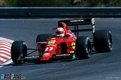 Nigel Mansell, Ferrari, Estoril, 1989