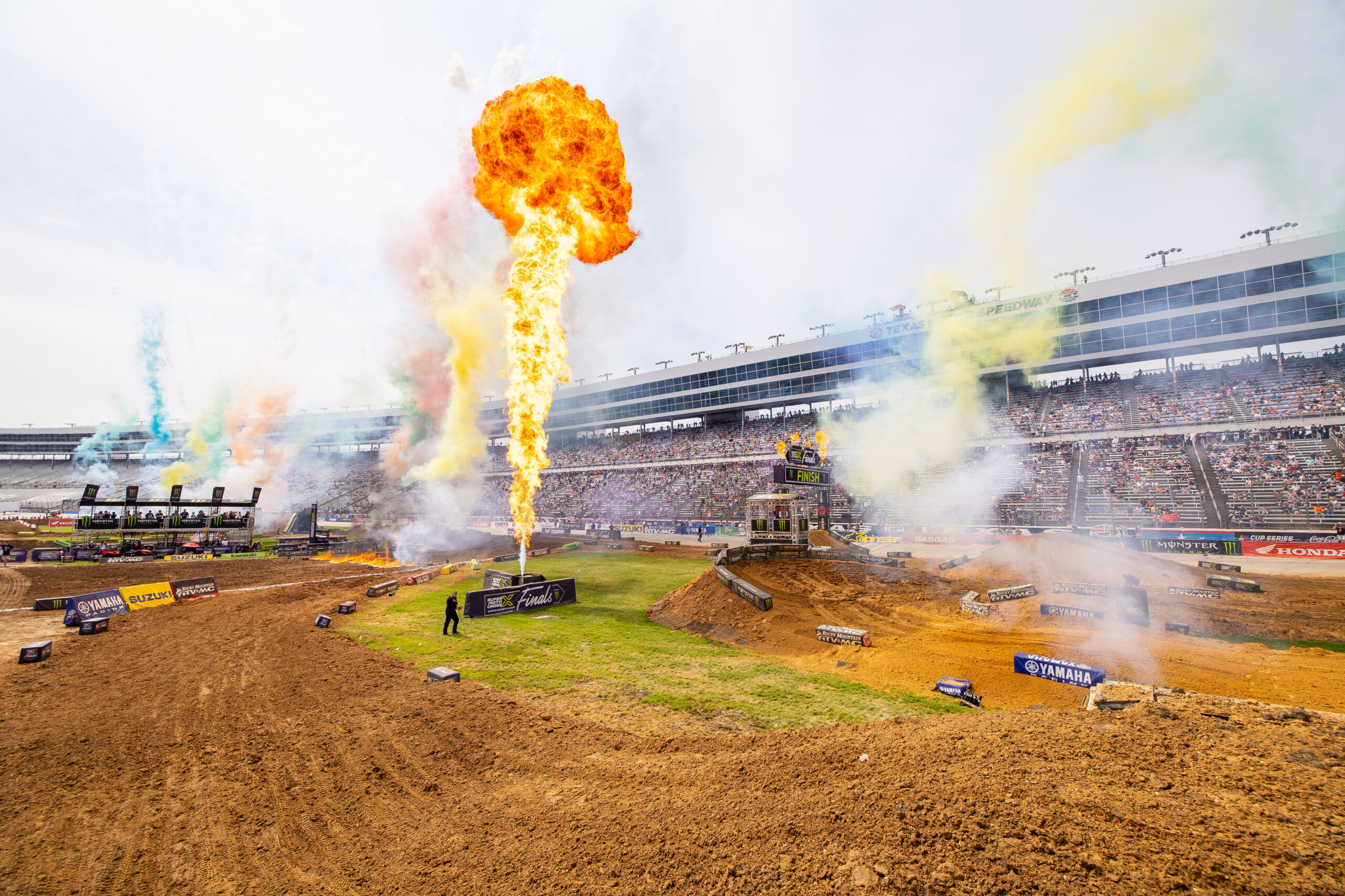 Texas Motor Speedway hosted Playoff 2 of the SuperMotocross World Championship Finals