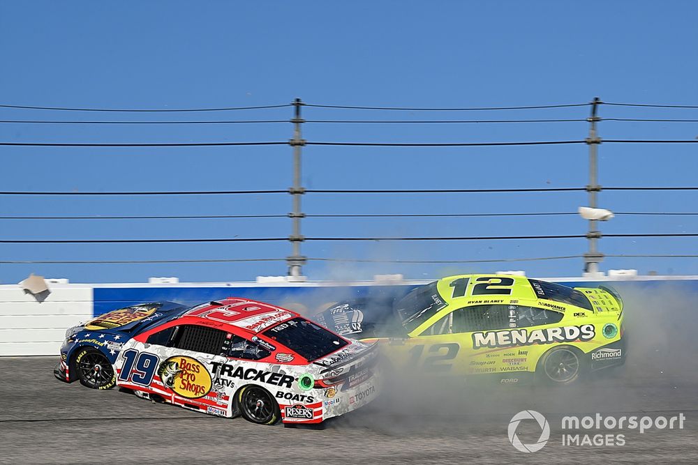 Martin Truex Jr. ended the regular season with a crash on the third lap of the Southern 500 at Darlington.