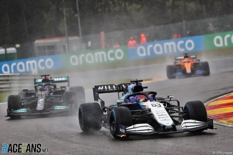 George Russell, Williams, Spa-Francorchamps, 2021