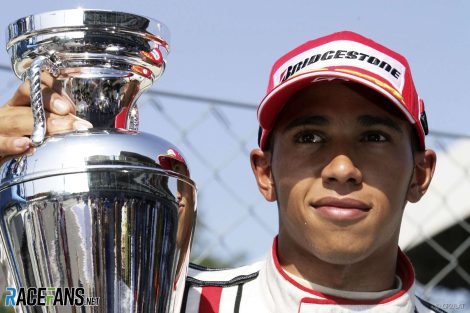 Lewis Hamilton, GP2, Monza, 2006