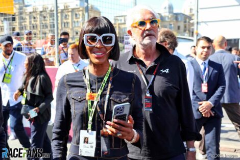 Naomi Campbell, Flavio Briatore, Baku City Circuit, 2024