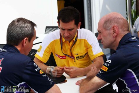 Remi Taffin, Adrian Newey, Red Bull, Circuit de Catalunya, 2014