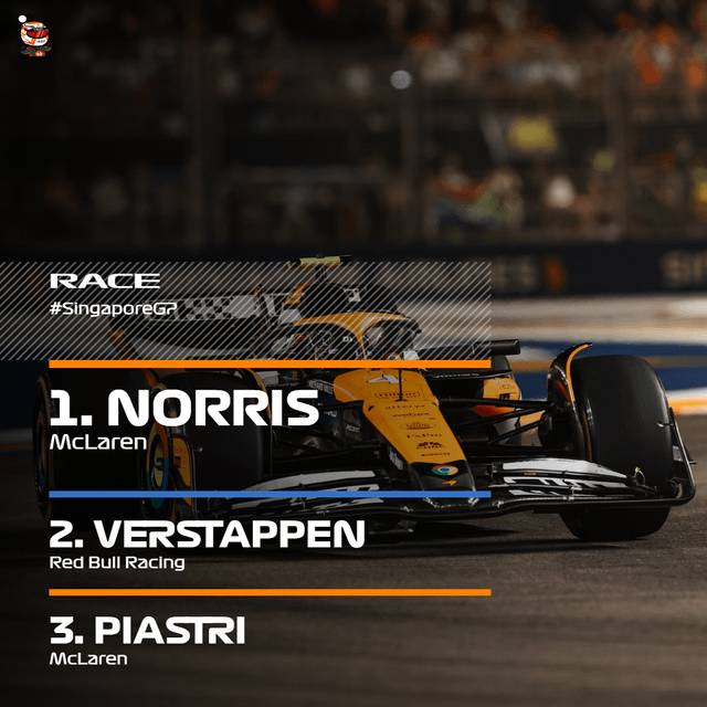 Lando Norris wins the 2024 Singapore Grand Prix