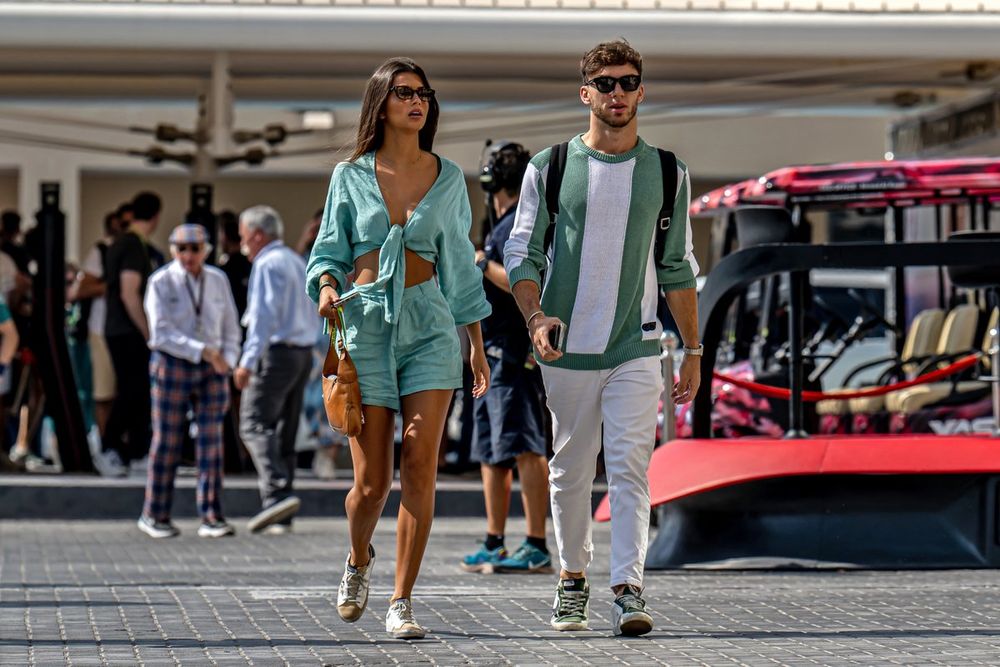 He attended the Christian Louboutin show with his girlfriend, Kika Cerqueira Gomes