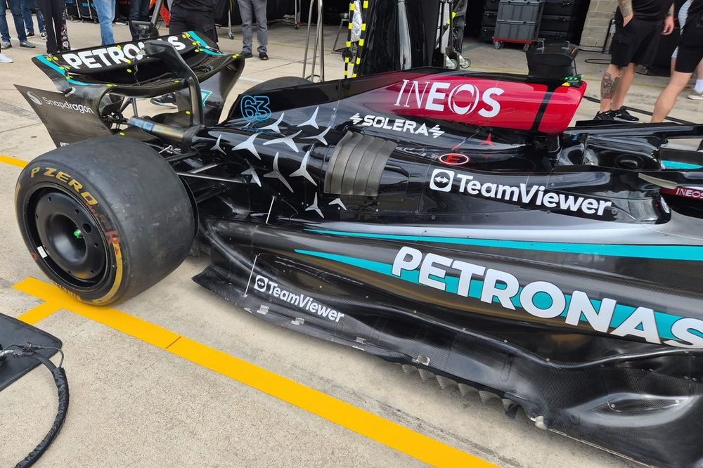 Mercedes F1 W15 detail