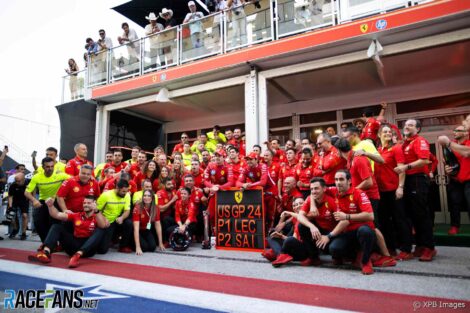 Charles Leclerc, Carlos Sainz Jnr, Ferrari, Circuit of the Americas, 2024