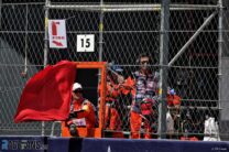 Red flag during first practice, Autodromo Hermanos Rodriguez, 2024