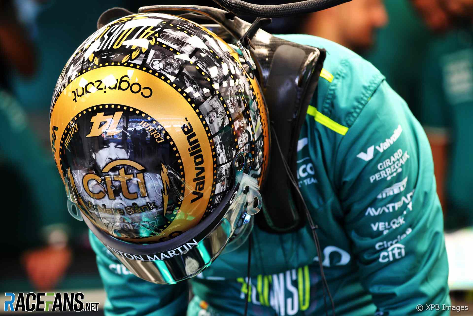 Fernando Alonso's 2024 Mexican Grand Prix helmet