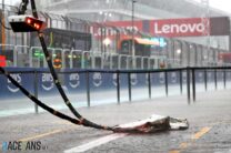 Rain in the pits, Interlagos, 2024