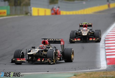 Kimi Raikkonen, Romain Grosjean, Korea International Circuit, 2013