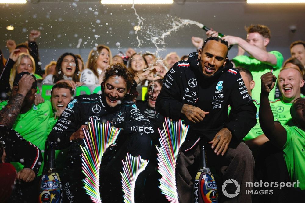 Mercedes topped every session in Vegas for its first victory since July's Belgian GP