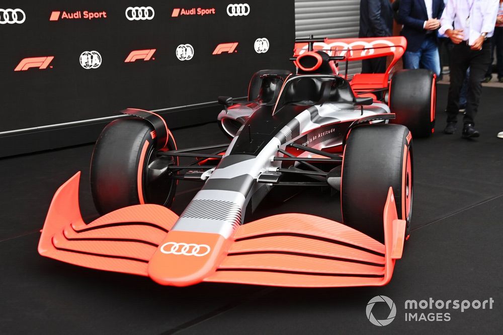 The new Audi Sport F1 concept car