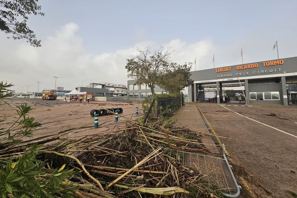 Circuit Ricardo Tormo after flooding  
