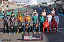 2024 Formula 1 drivers end of season group photograph